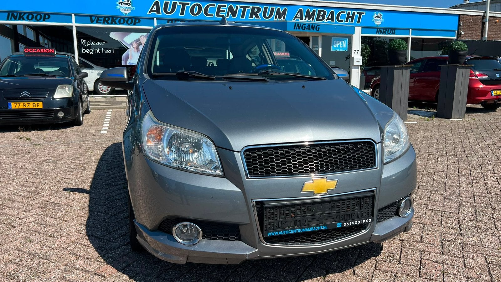 Chevrolet Aveo 1.2 16V 3D 2011 Grijs, Voorwielaandrijving, 40 €/maand, Aveo, 4 cilinders