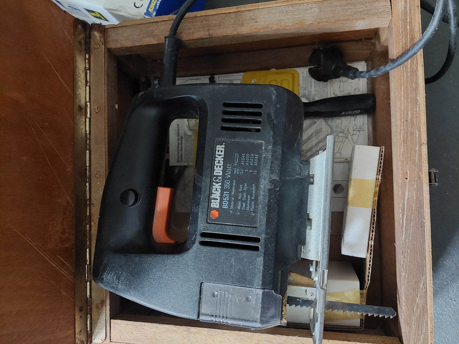 decoupeerzaag, Doe-het-zelf en Verbouw, Gereedschap | Zaagmachines, Ophalen of Verzenden, Minder dan 600 watt, Decoupeerzaag, 30 tot 70 mm