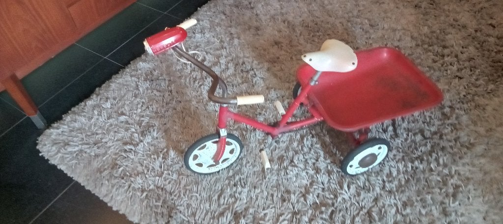 Kinder driewieler speelgoed  vintage, Fietsen en Brommers, Fietsen | Driewielers, Ophalen, Gebruikt