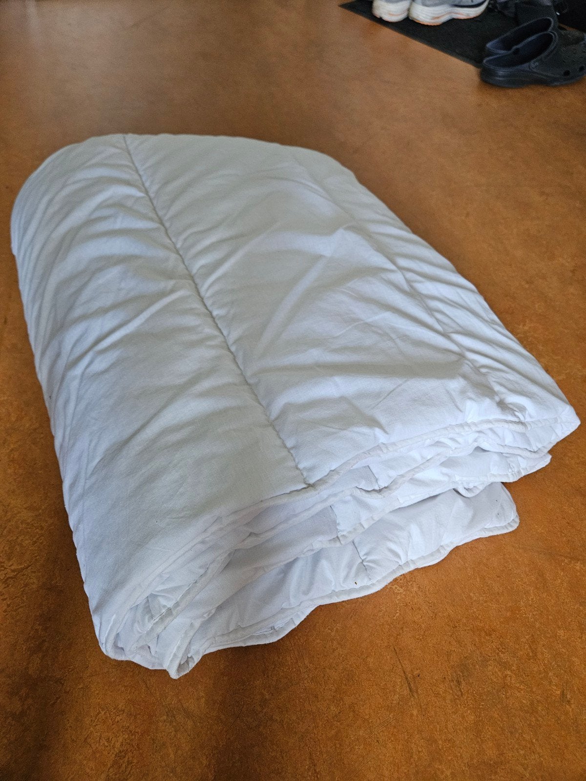 Milou eenpersoons dekbed 140x220 cm, Huis en Inrichting, Slaapkamer | Beddengoed, Eenpersoons, Wit, Ophalen of Verzenden, Deken of Dekbed