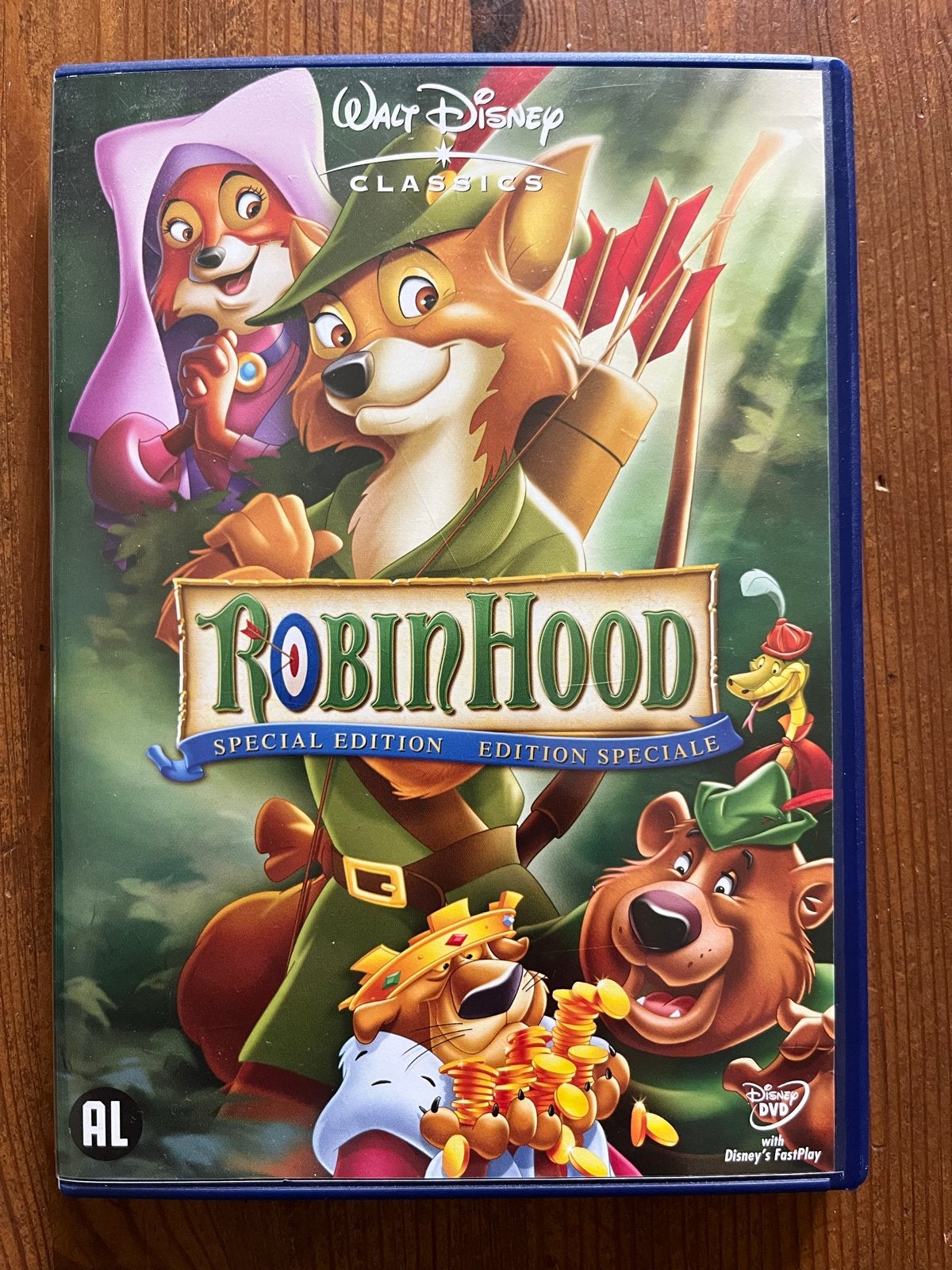 Walt Disney Classics: Robin Hood Special Edition DVD, Animatie, Nederlands, Ophalen of Verzenden, Gebruikt