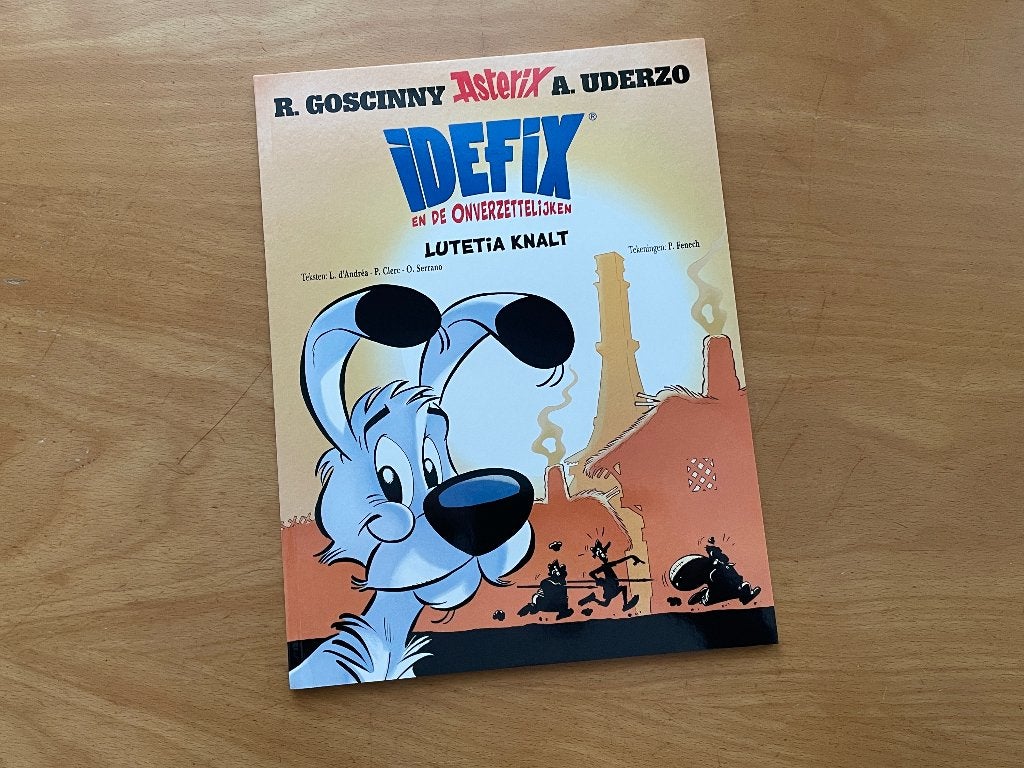 Idefix en de onverzettelijken strip Lutetia knalt ongelezen, Boeken, René Goscinny en Albert Uderzo, Eén stripboek, Nieuw, Ophalen of Verzenden