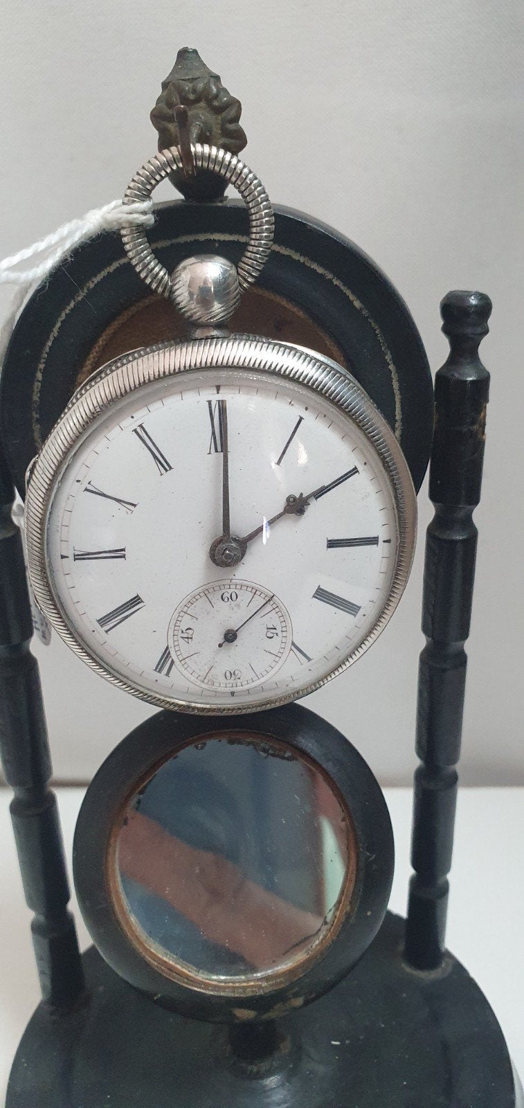 zakhorloge 19 de eeuws zilver groot formaat, Ophalen of Verzenden
