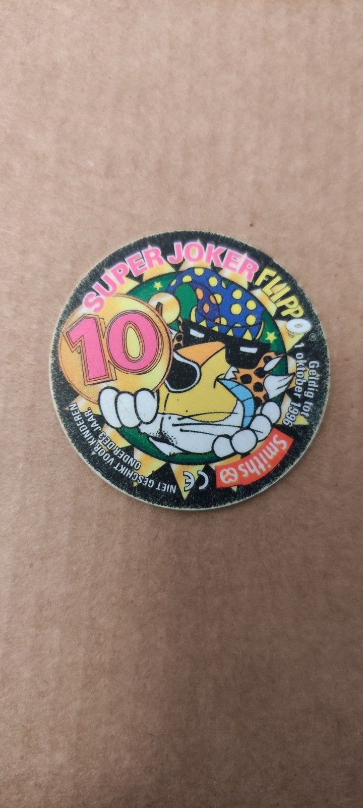 Zeldzame Joker Flippo 10 Dubbelzijdig 1996, Verzamelen, Flippo's, Ophalen of Verzenden, Joker, Losse flippo's