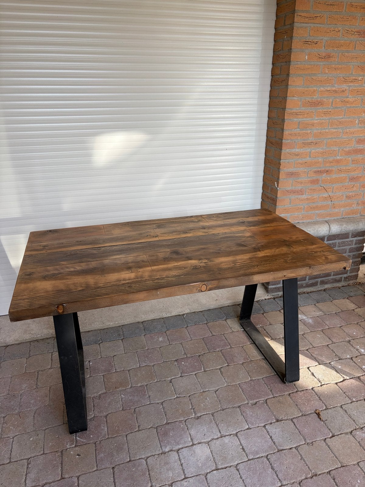 Robuuste werkbank / bureau 140x80x76, Doe-het-zelf en Verbouw, Werkbanken, Ophalen, Gebruikt