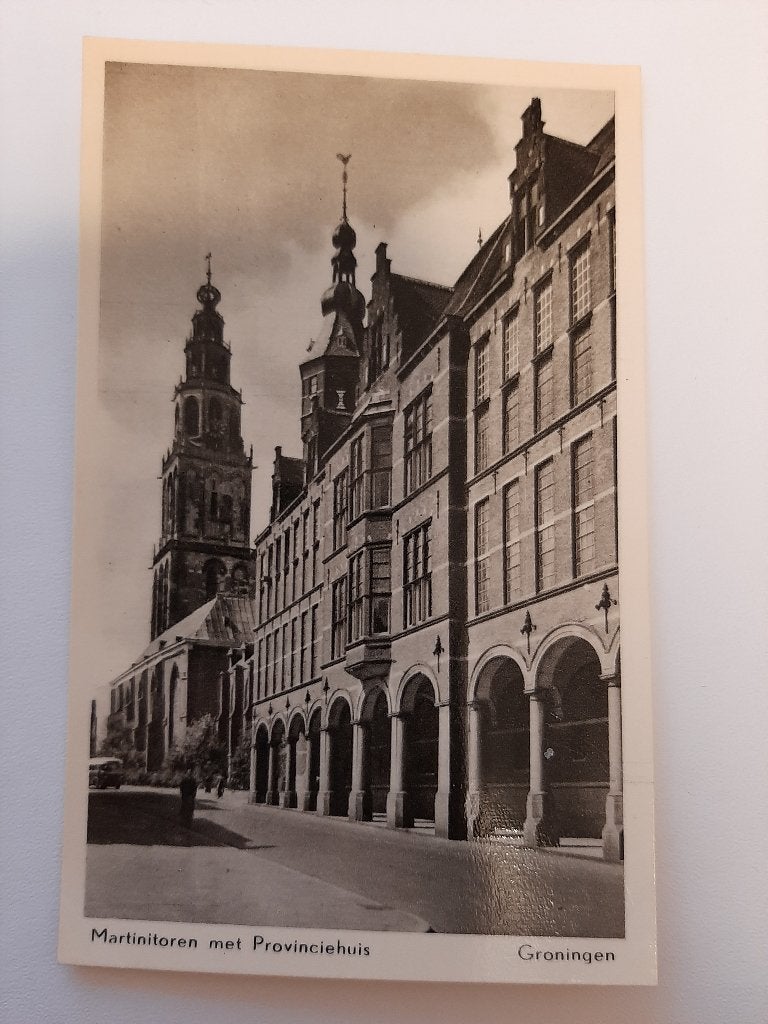 Groningen Martinitoren met Provinciehuis, Verzenden, Voor 1920, Ongelopen, Groningen