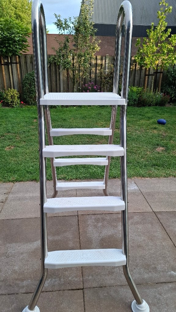 zwembadtrap rvs, Tuin en Terras, Zwembad-toebehoren, Ophalen, Zo goed als nieuw, Overige typen