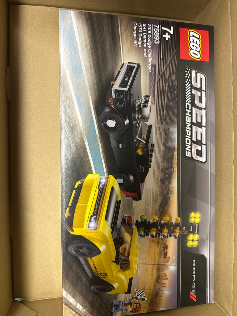 Lego Speed Champions 75893 Dodge Challenger & Charger R/T, Kinderen en Baby's, Speelgoed | Duplo en Lego, Lego, Nieuw, Compleet