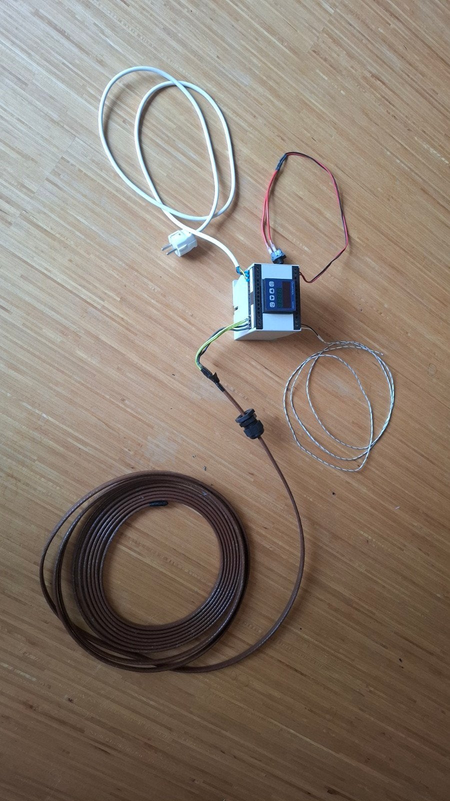 Quantrol LC100 PID-regelaar met thermokoppel en schakelaar, Ophalen of Verzenden, Gebruikt, Overige merken, Overige typen