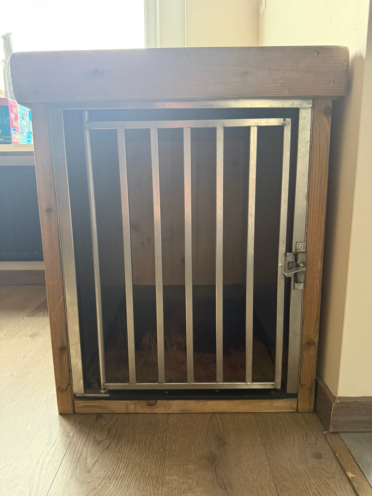 Honden bench, Dieren en Toebehoren, Hondenkennel, Gebruikt, 65 tot 100 cm, Ophalen of Verzenden