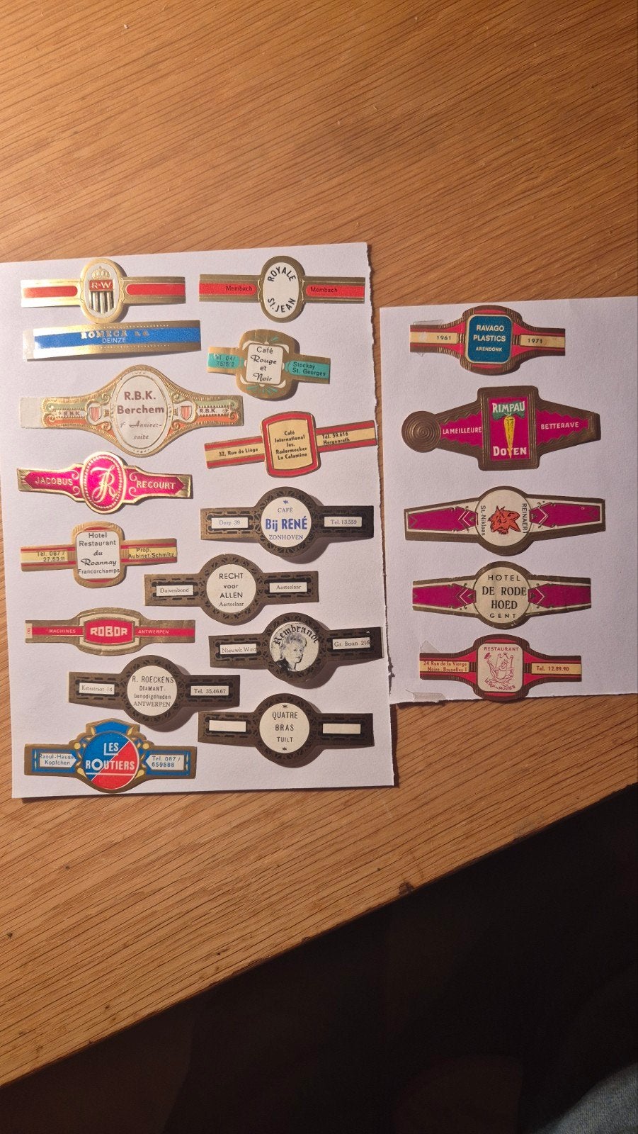 Sigarenbanden, Ophalen, Zo goed als nieuw, Sigarenbandjes