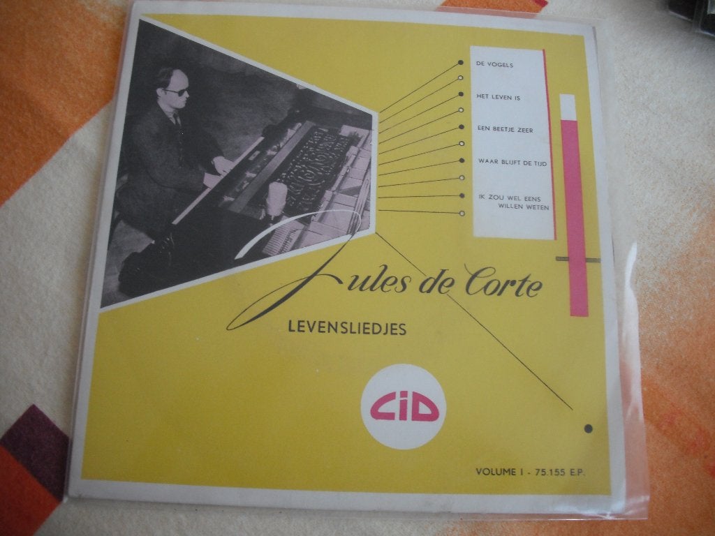 Jules de Corte - Ep Levenliedjes., Ophalen of Verzenden, Zo goed als nieuw, 12 inch, Levenslied of Smartlap