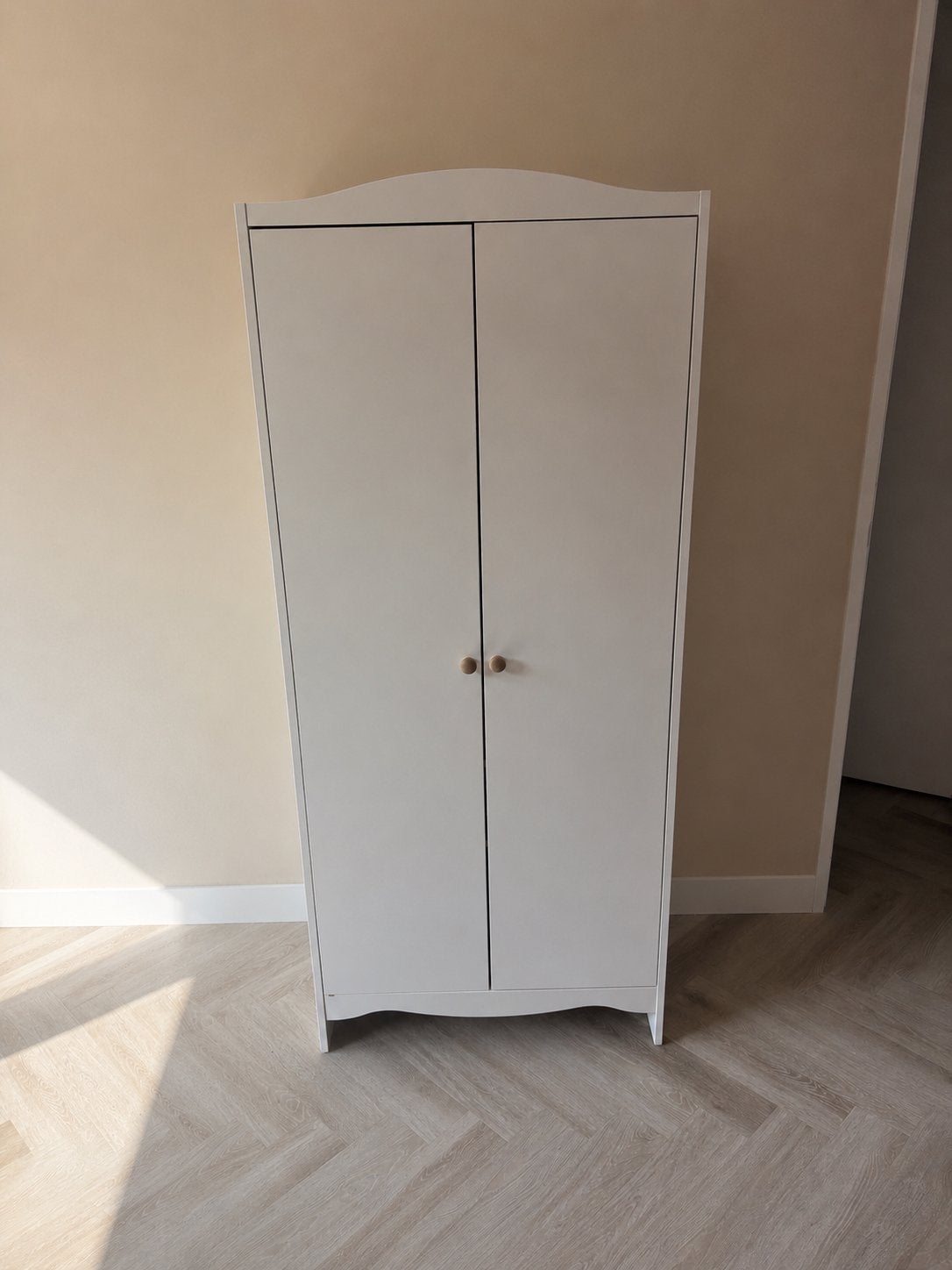 IKEA SMAGORA Kledingkast - Wit, 187x80x50 cm, Ophalen, Gebruikt, Kast, 50 tot 70 cm
