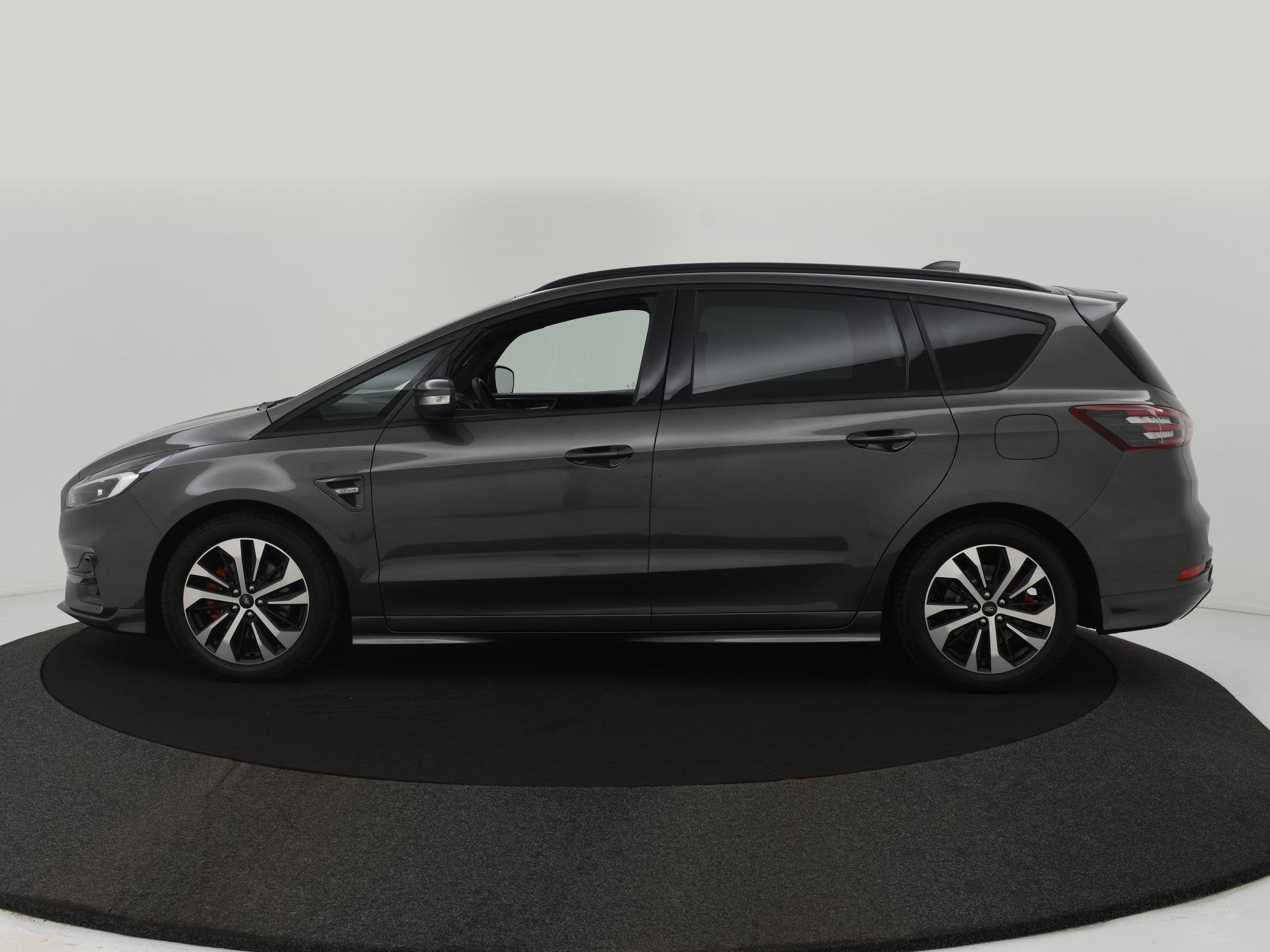 Ford S-Max 2.5i HEV 190pk 7P ST-Line MEMORYSTOEL|WINTERPACK|, Auto's, Stof, Gebruikt, 7 stoelen, Bedrijf
