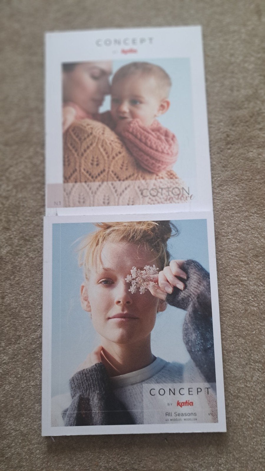 Katia Concept breimagazines - All Seasons & Cotton in Love, Ophalen of Verzenden, Zo goed als nieuw, Breien, Patroon of Boek