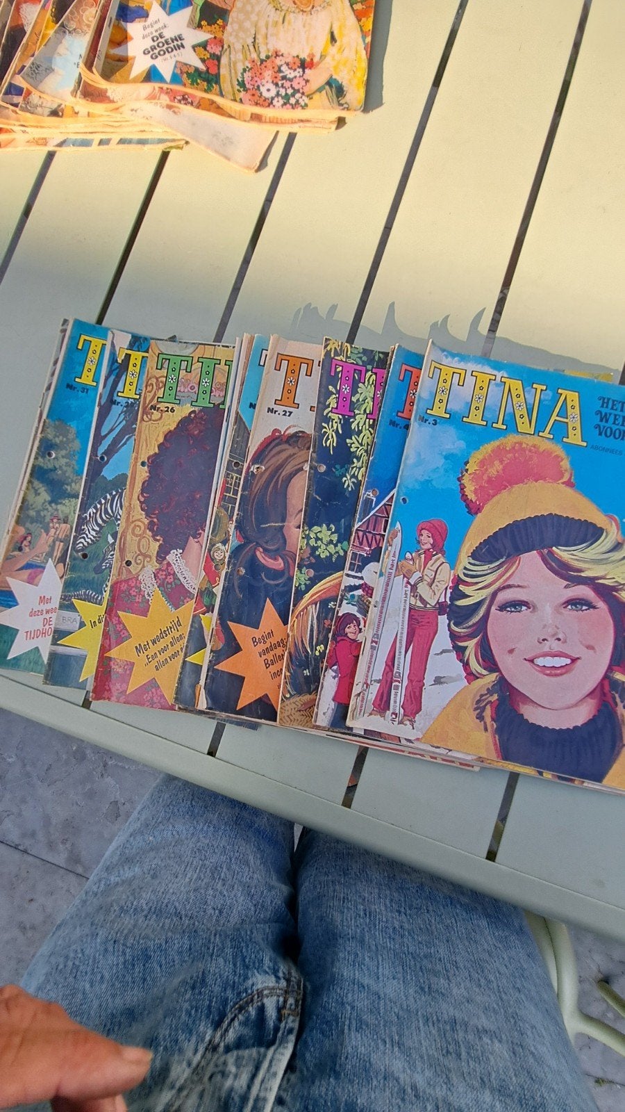 Tina tijdschriften uit 1975 - Diverse nummers, Boeken, Ophalen of Verzenden, Gelezen, Damesbladen