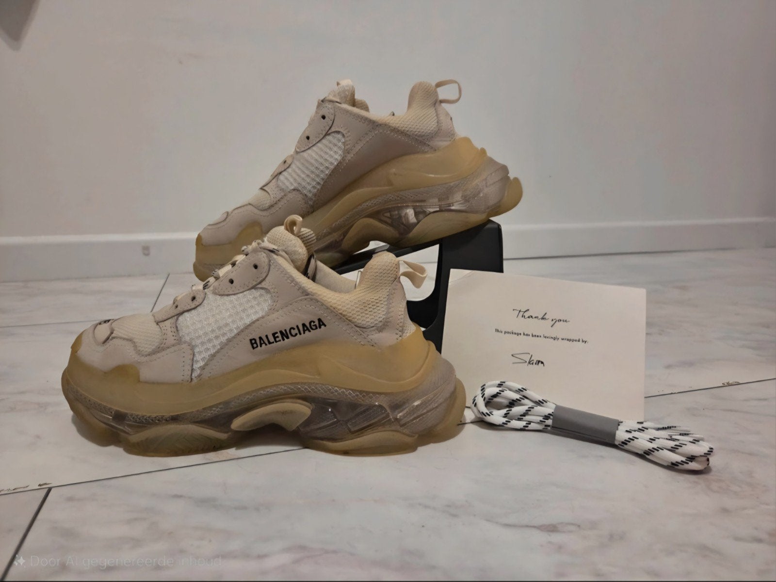 Balenciaga Triple S White sneakers - Maat 36, Kleding | Dames, Balenciaga, Ophalen, Beige