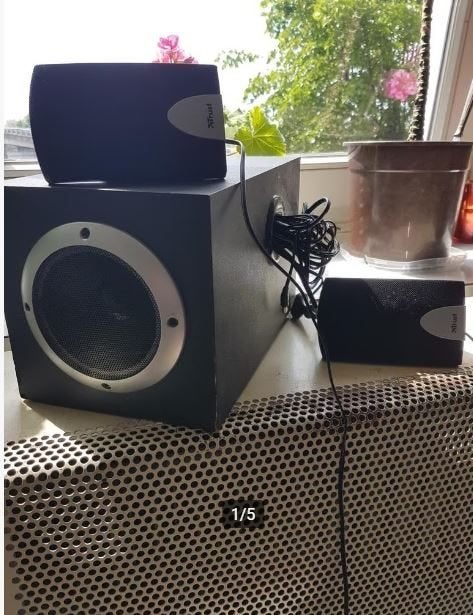 Trust 1600p 2.1. Soundforce. LEZEN, Ophalen of Verzenden, Audiokanaal 2.1, Trust, Logitech