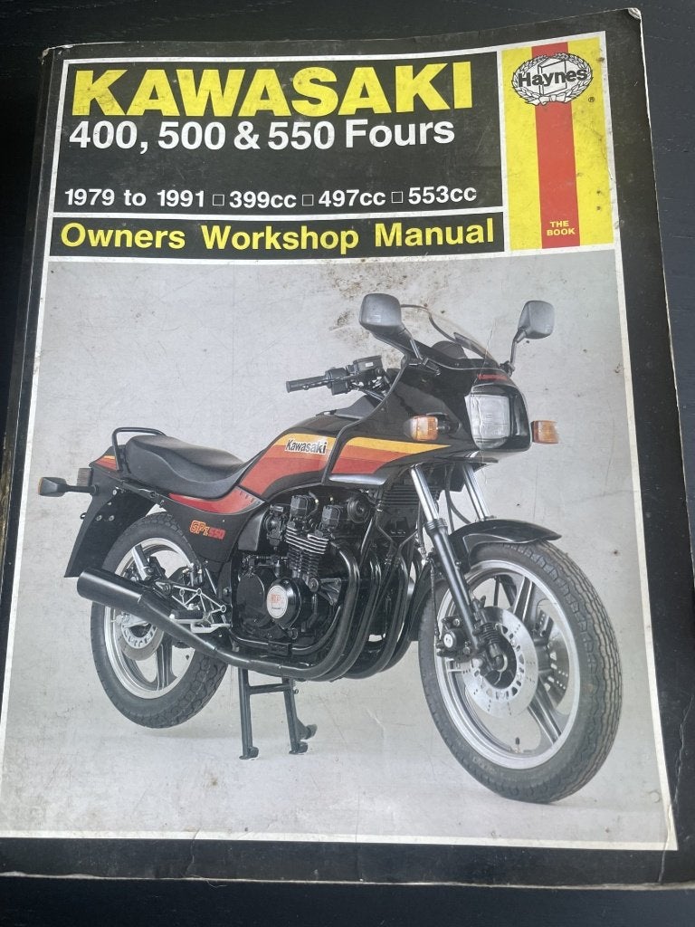 werkplaatshandboek KAWASAKI Z400 500 550 Fours 1979-1991, Motoren, Handleidingen en Instructieboekjes, Ophalen of Verzenden, Kawasaki