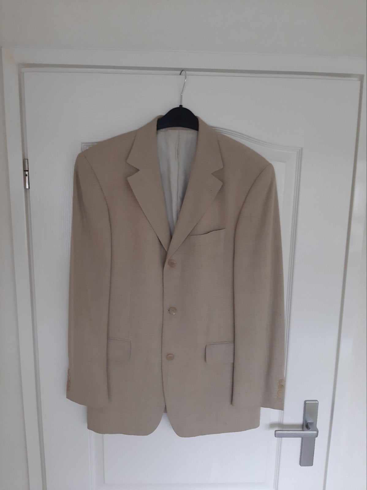 Hugo Boss Colbert - Beige - Maat L, Maat 52/54 (L), Beige, Ophalen of Verzenden, Zo goed als nieuw