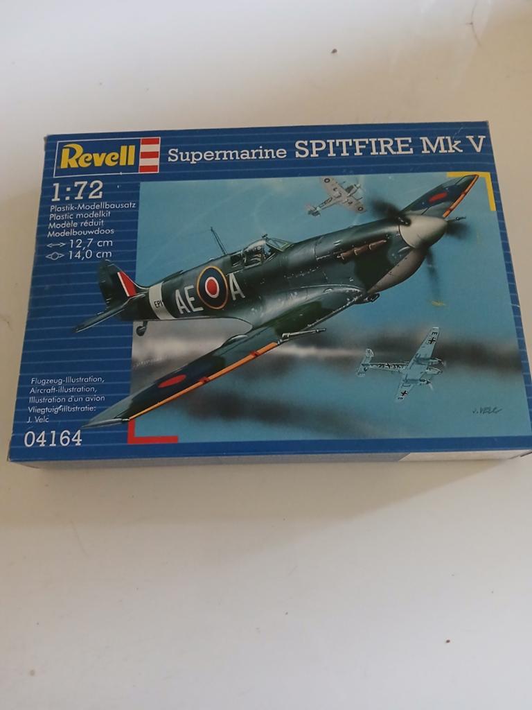 Revell spitfire mk v, 1:72 tot 1:144, Revell, Nieuw, Ophalen of Verzenden