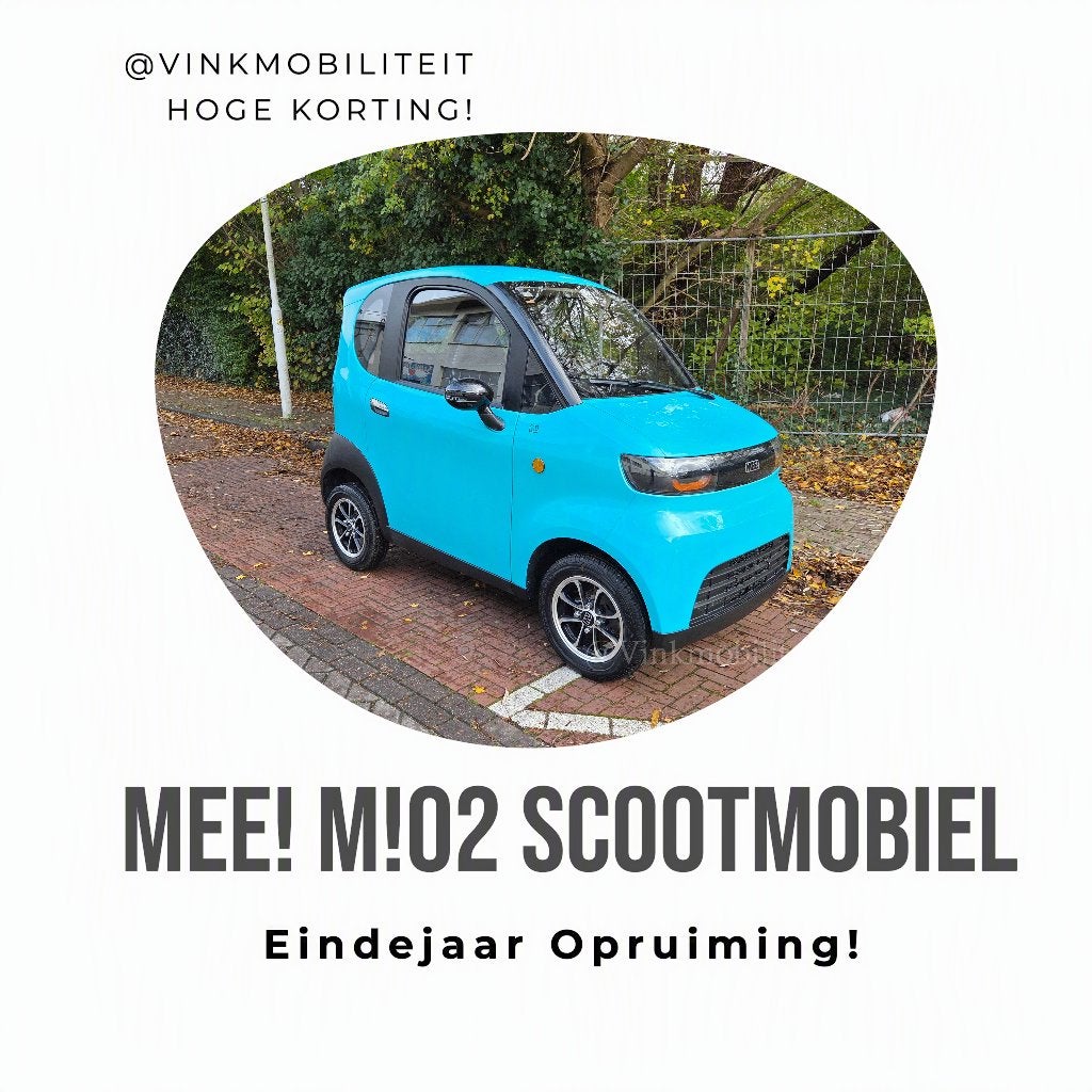 Mee! Scootmobiel Rijbewijsvrij Opruiming!, Nieuw, 16 km/u of meer, 46 km of meer, Ophalen