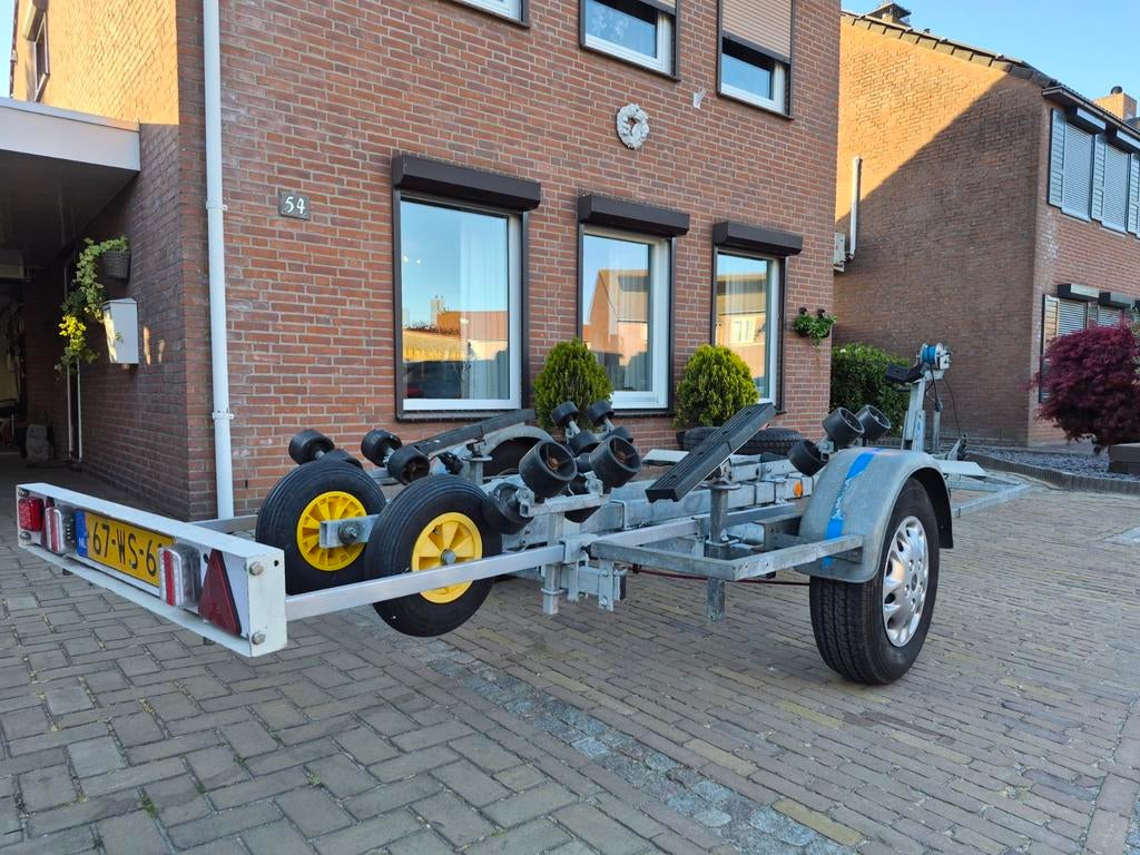 Atlanta boottrailer met kenteken, Watersport en Boten, Boottrailers, Gebruikt, Minder dan 6 meter, Ophalen