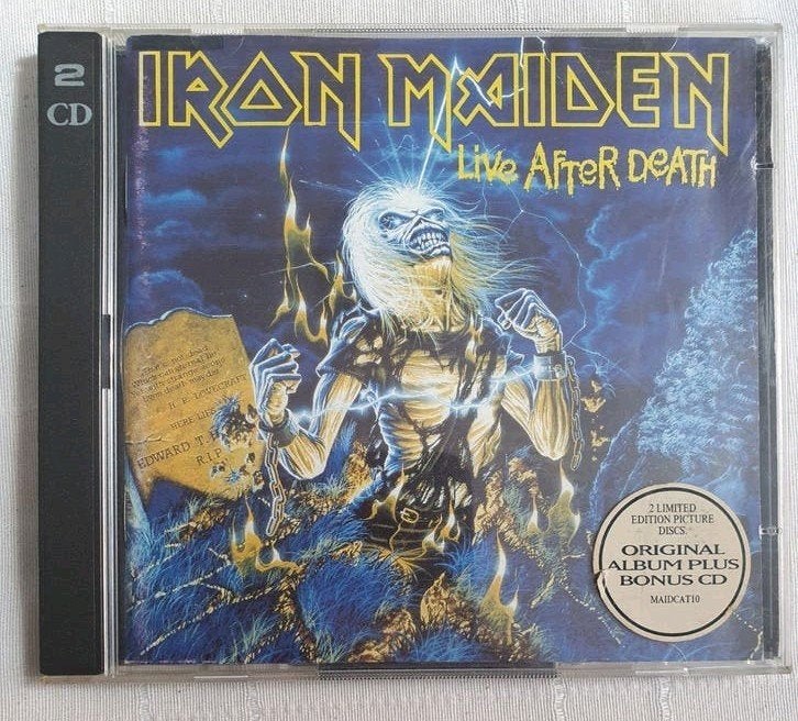2CD Iron maiden - Live after death - 1995  limited edition, Verzenden, Inclusief boekje