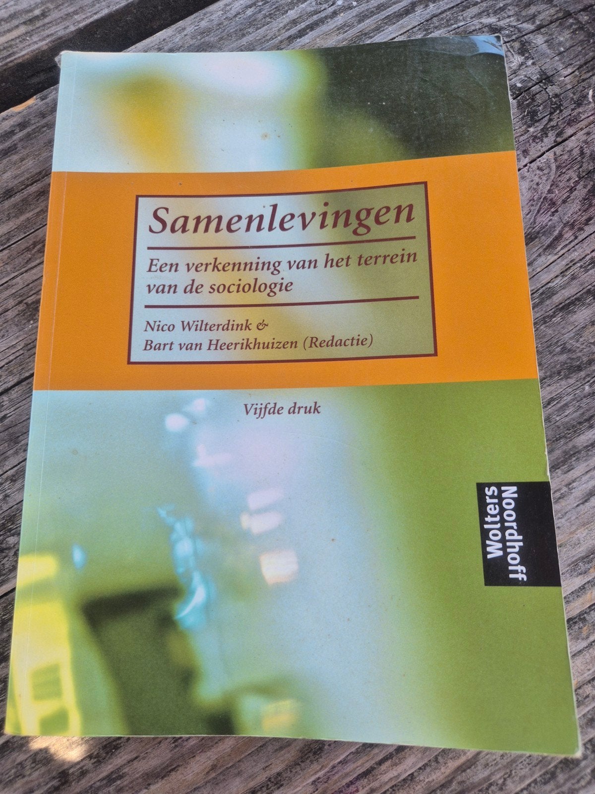 Samenlevingen - Een verkenning van het terrein van de soc, Gelezen, Nico Wilterdink & Bart van Heerikhuizen, Gamma, HBO