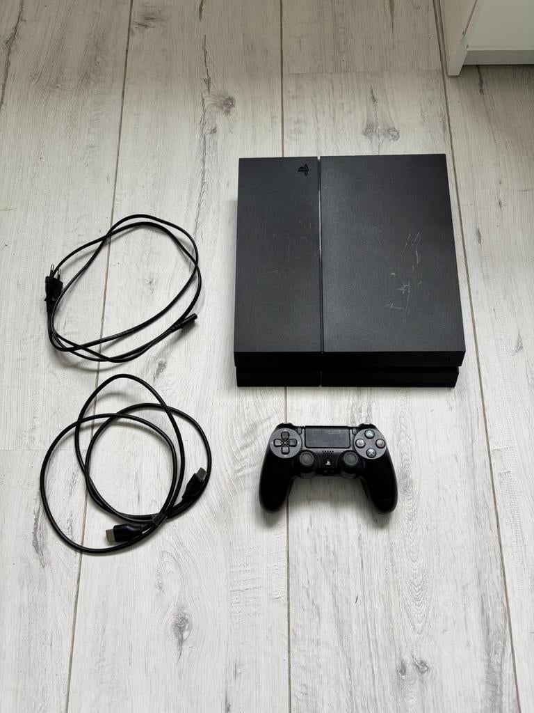 PlayStation 4 1TB + Controller en Inclusief kabels, Spelcomputers en Games, Spelcomputers | Sony PlayStation 4, Ophalen of Verzenden