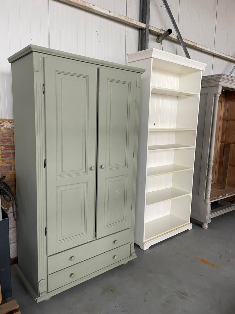Wandkast Kleding kast met lades 103x55x191, Kast, Gebruikt, Overige typen, Ophalen of Verzenden