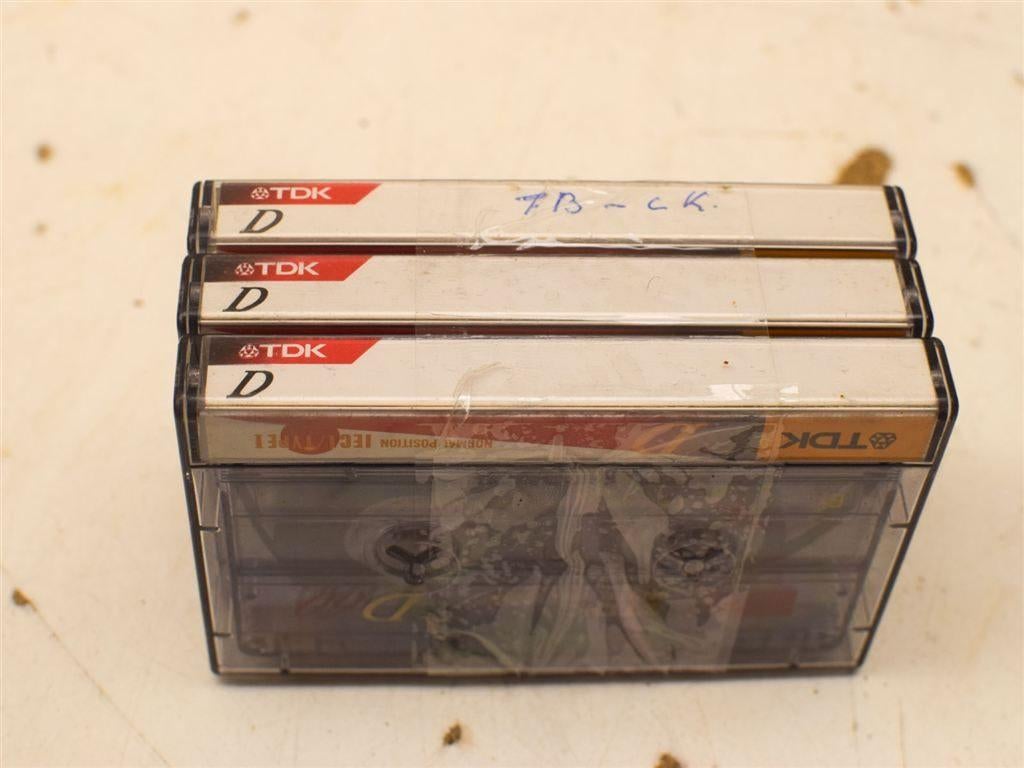 3 stuks TDK Cassettebandjes 51696, Ophalen of Verzenden, Gebruikt, Overige genres, 1 bandje