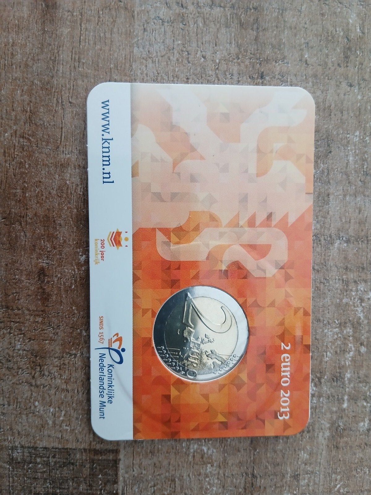 Bijzondere 2 euro 2013 '200 jaar Koninkrijk der Nederlanden', Postzegels en Munten, Munten | Nederland, Ophalen of Verzenden, Koningin Beatrix