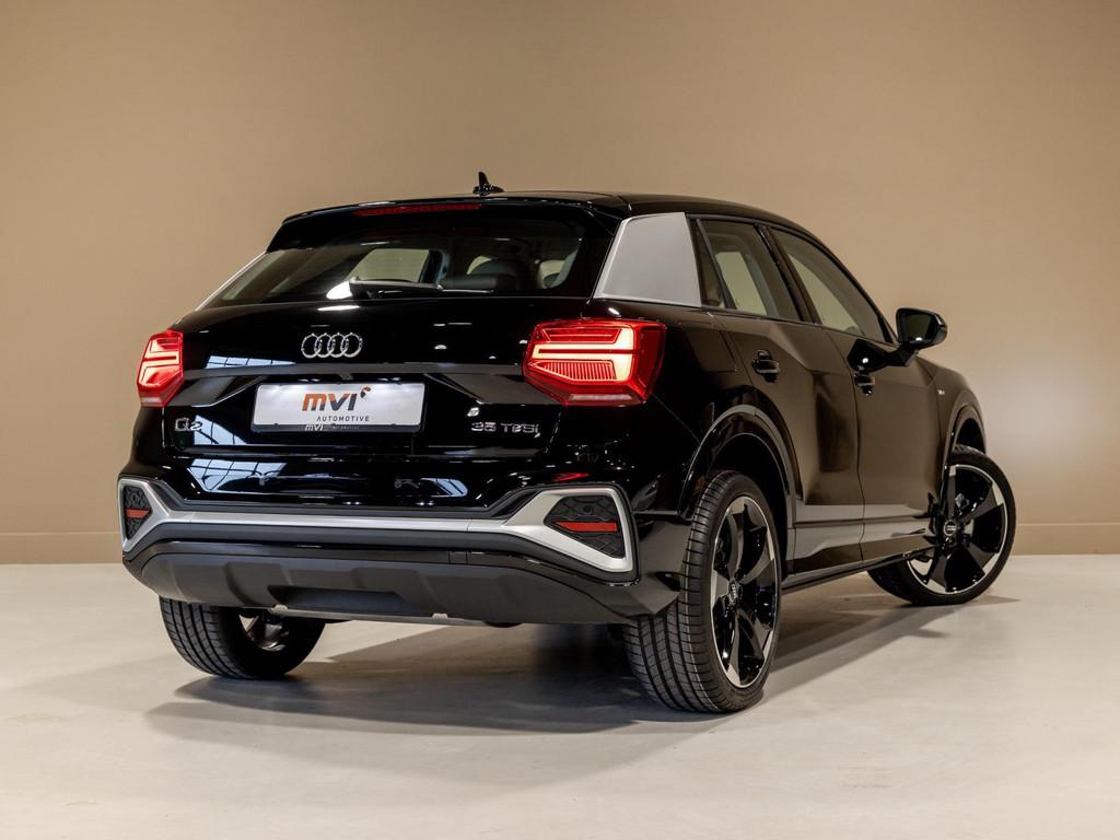 Audi Q2 35 TFSI S-Line Edition / 150pk / Leder / Stoelverwar, Auto's, Audi, 4 cilinders, Leder en Stof, Zwart, Bedrijf