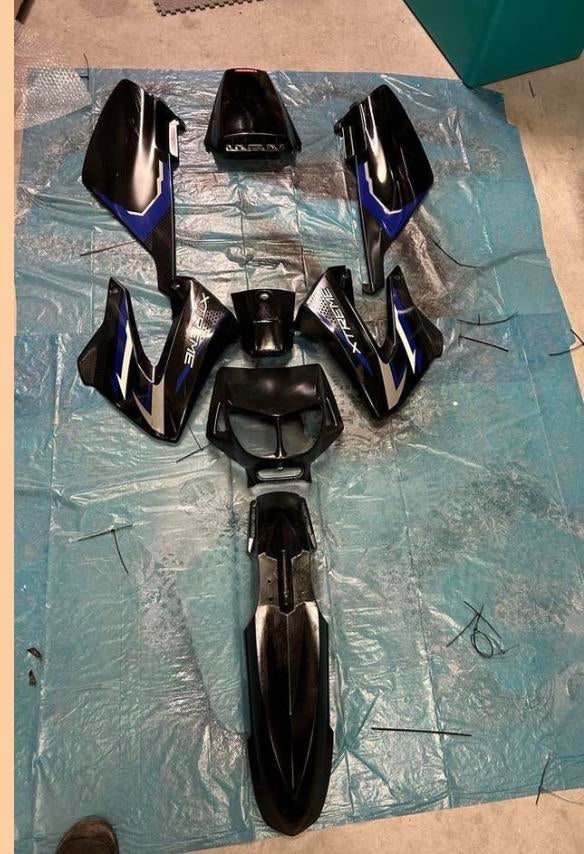 Kappenset Derbi Senda Xtreme (excl. tankdop/koplamp), Verzenden, Gebruikt, Kap, Overige merken