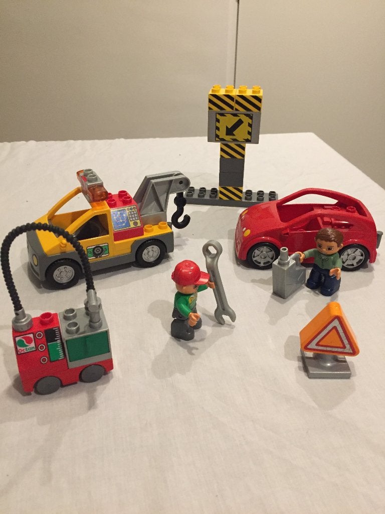 Duplo 4964, auto Hulpdienst, Kinderen en Baby's, Ophalen of Verzenden, Zo goed als nieuw, Complete set, Duplo