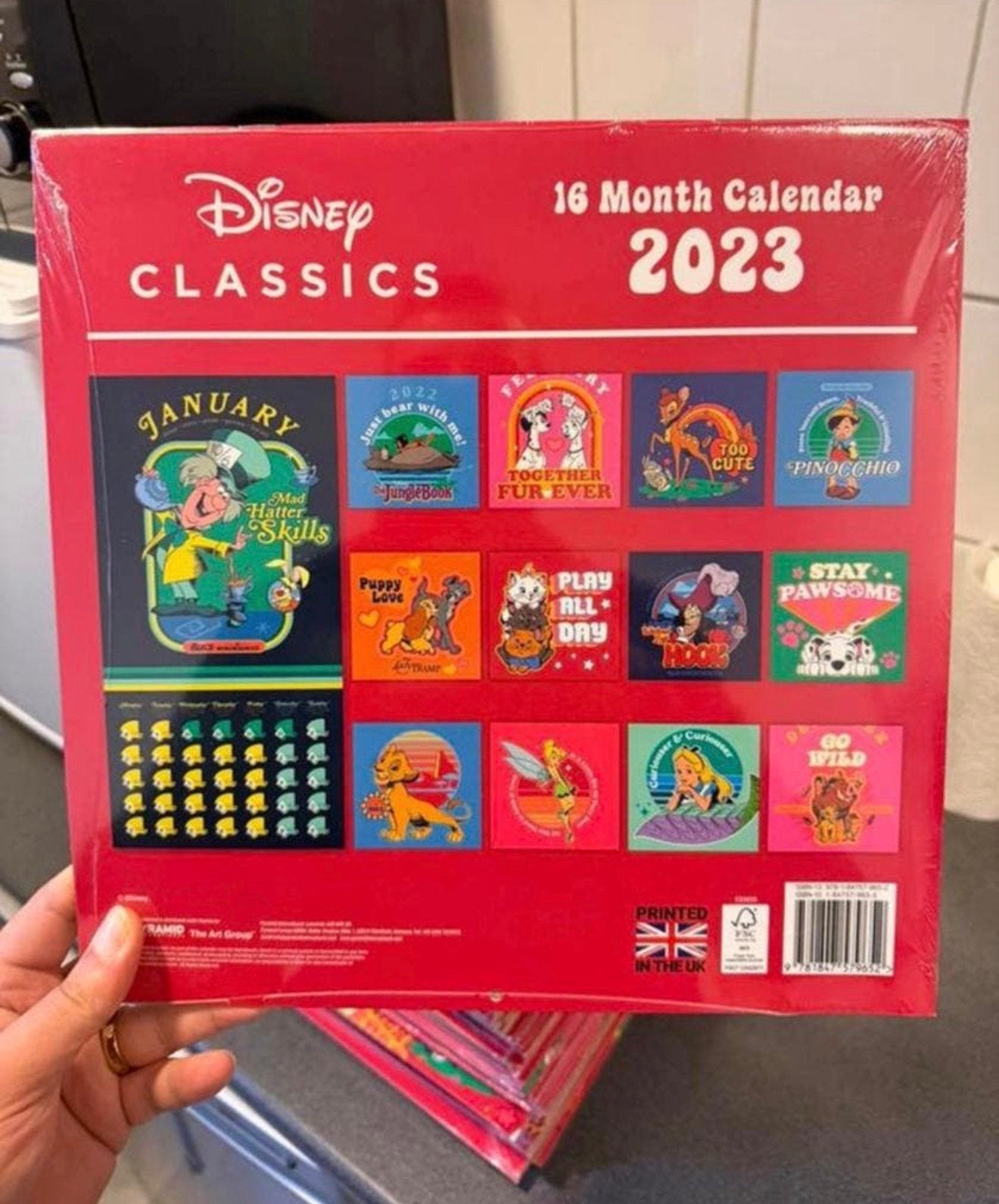 PARTIJ 100X Disney Classics Kalender 2023 | Nieuw | 30x30 cm, L, Nieuw, L, L