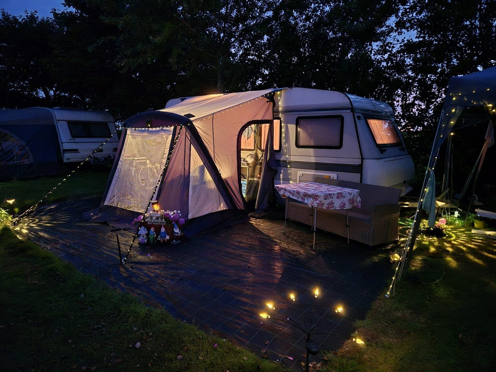 Obelink Rio 280 Easy Air caravan en camper voortent, Ophalen, Zo goed als nieuw, Tot en met 2