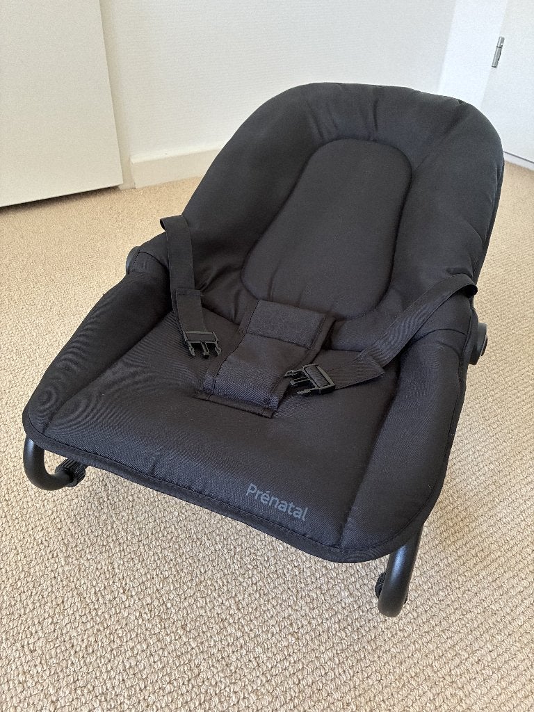 Prenatal wipstoel/bouncer Esra black, Ophalen, Verstelbaar, Wipstoel, Zo goed als nieuw