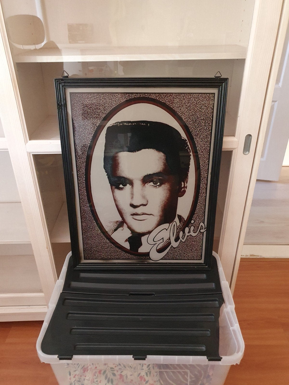 Elvis Presley Schilderij - 66x50cm, Antiek en Kunst, Kunst | Schilderijen | Klassiek, Ophalen, Portret of Personen, Overige ondergronden