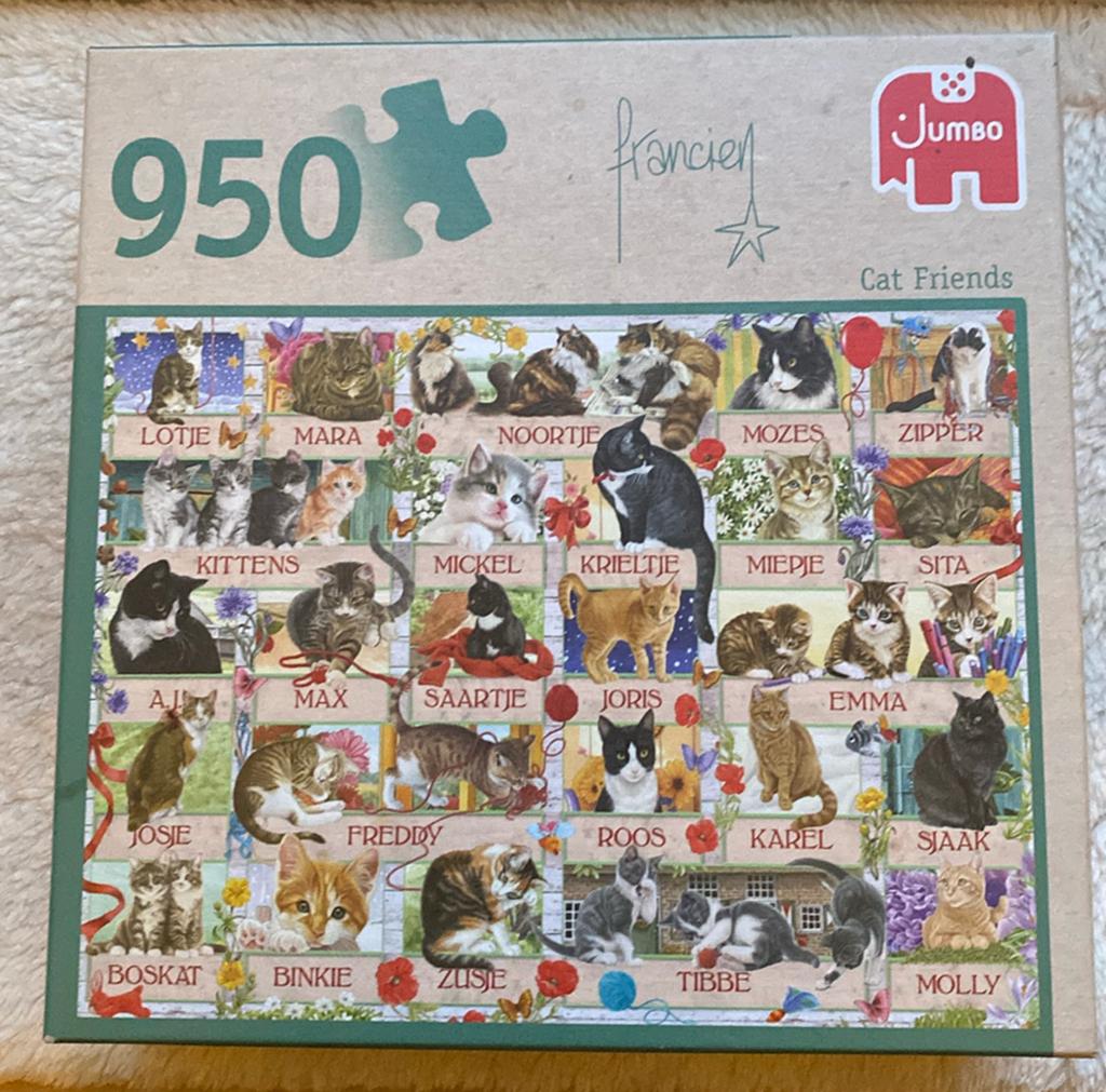 Francienss katten 950, Ophalen of Verzenden, 500 t/m 1500 stukjes, Zo goed als nieuw