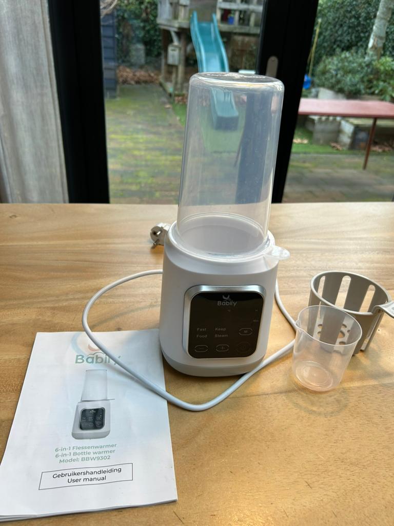 Babily 6-in-1 flessenwarmer, Kinderen en Baby's, Babyvoeding en Toebehoren, Ophalen, Zo goed als nieuw, Flessen- of potjesverwarmer