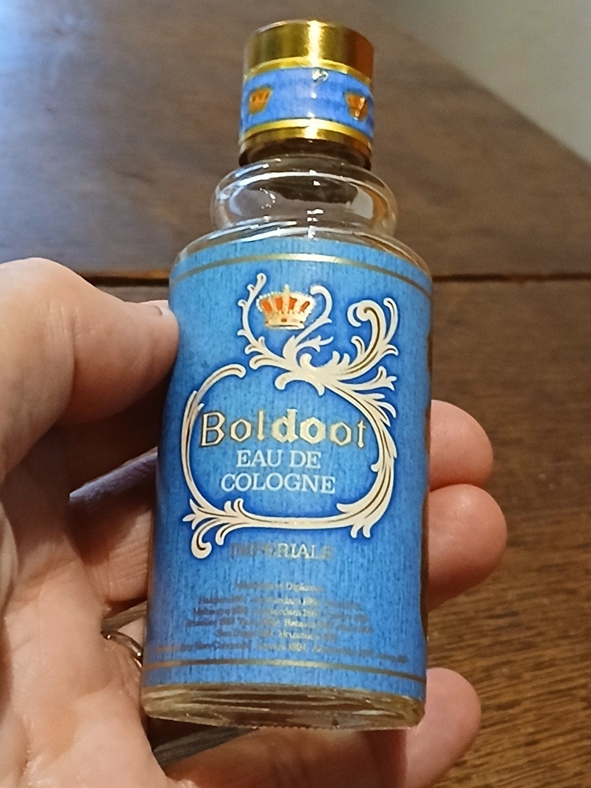 ORGINELE BOLDOOT IMPERIALE EAU DE COLOGNE. NOG BIJNA VOL.., Ophalen of Verzenden, Gebruikt