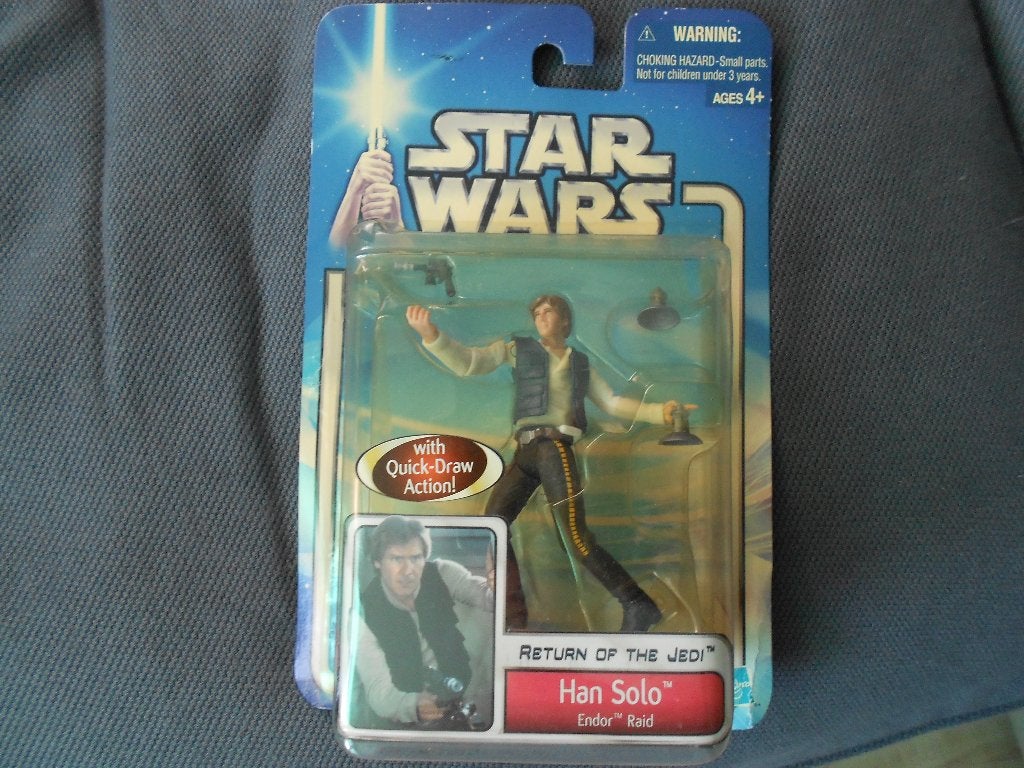 Star Wars figuurtje Han Solo return of the Jedi 2002, Verzamelen, Star Wars, Ophalen, Zo goed als nieuw, Actiefiguurtje
