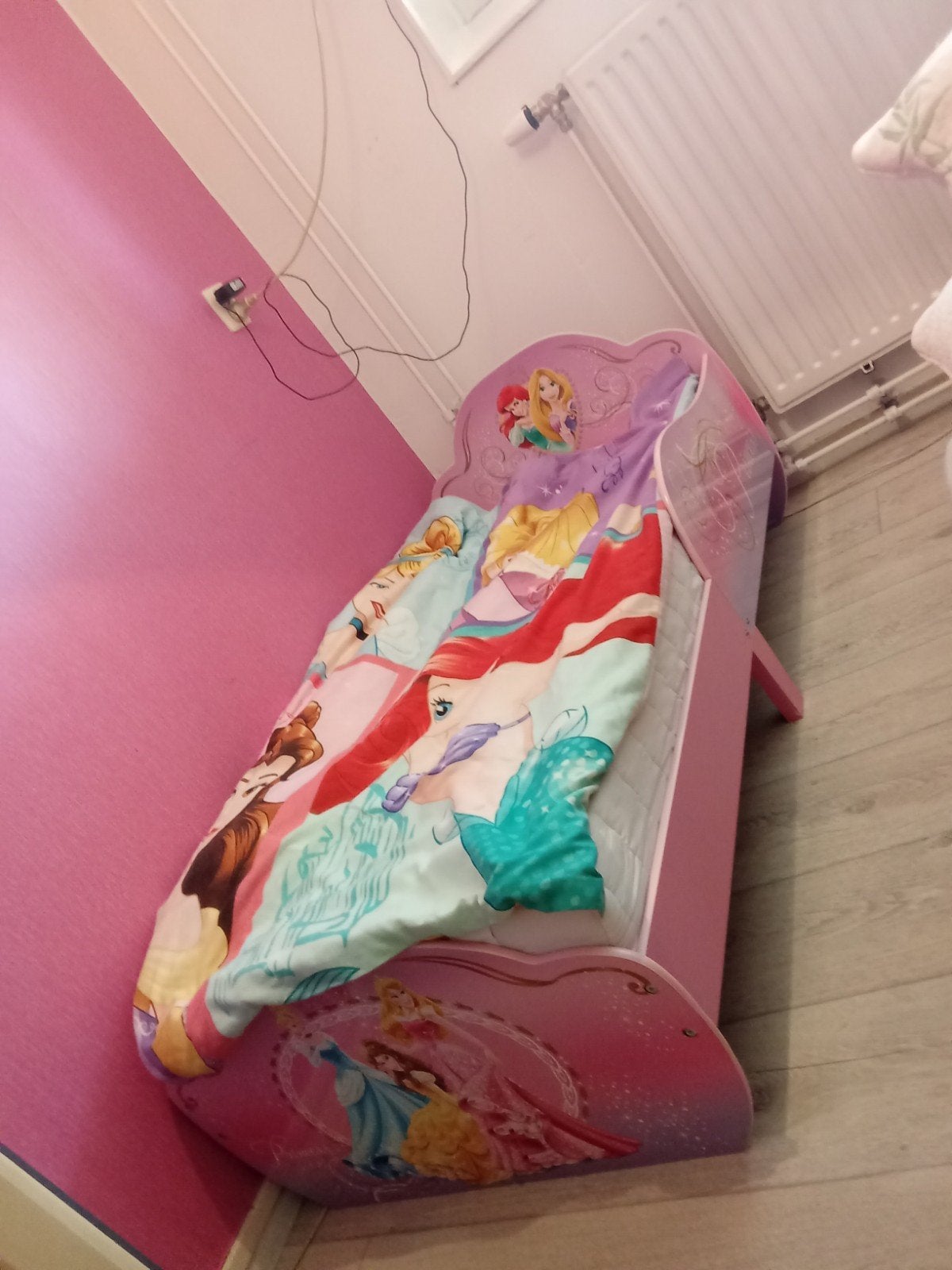 Disney Princess kinderbed met matras, Kinderen en Baby's, Kinderkamer | Bedden, Gebruikt, 70 tot 85 cm, Ophalen of Verzenden, Matras