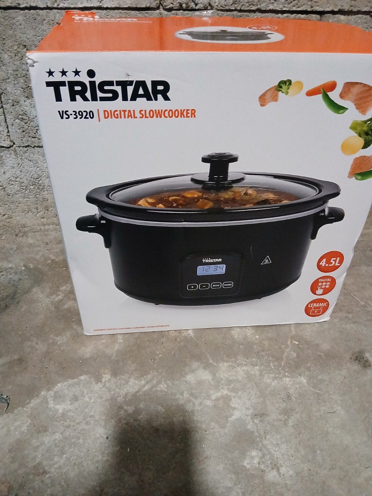 Tristar VS-3920 Digitale Slowcooker 4.5L - Nieuw, Ophalen of Verzenden, Timer, Nieuw