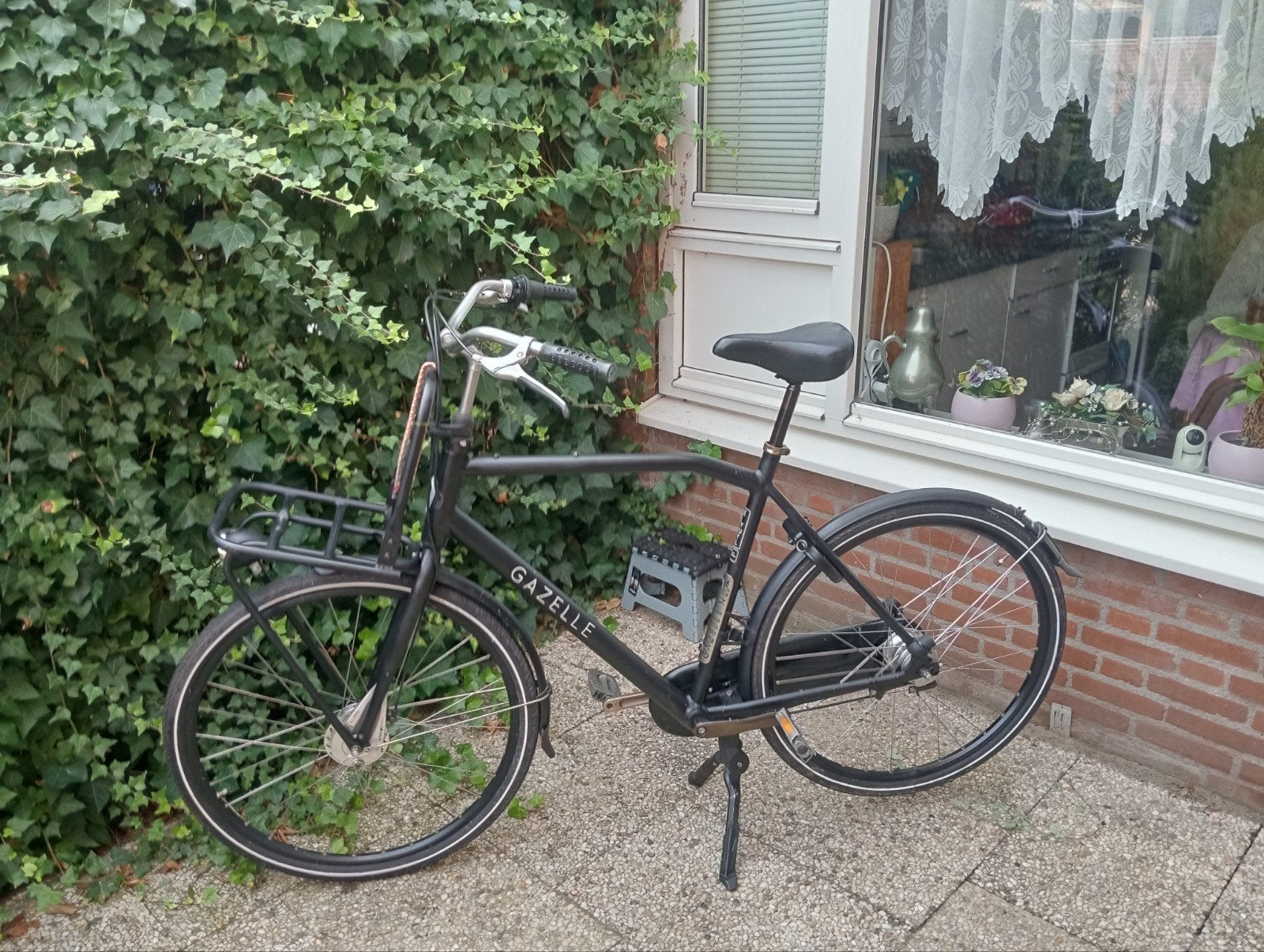 Gazelle C7 Transportfiets - Zwart - Zo goed als nieuw, Ophalen, Velgrem, Versnellingen, Zo goed als nieuw
