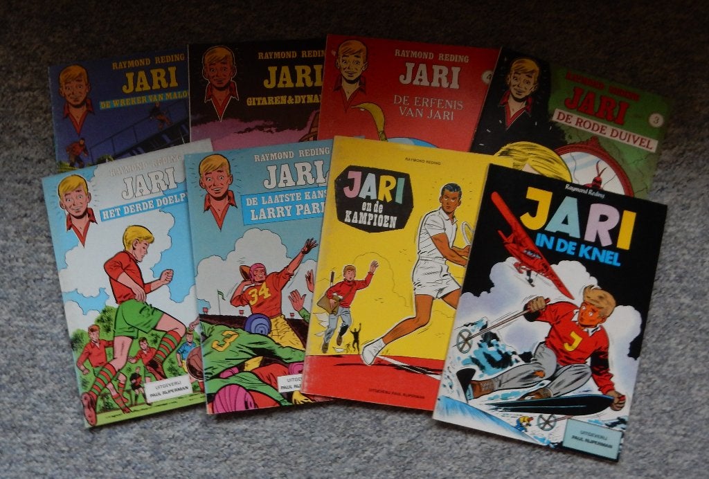 Jari (uitg. Rijperman) 8 delen, Boeken, Raymond Reding, Verzenden, Nieuw, Meerdere stripboeken