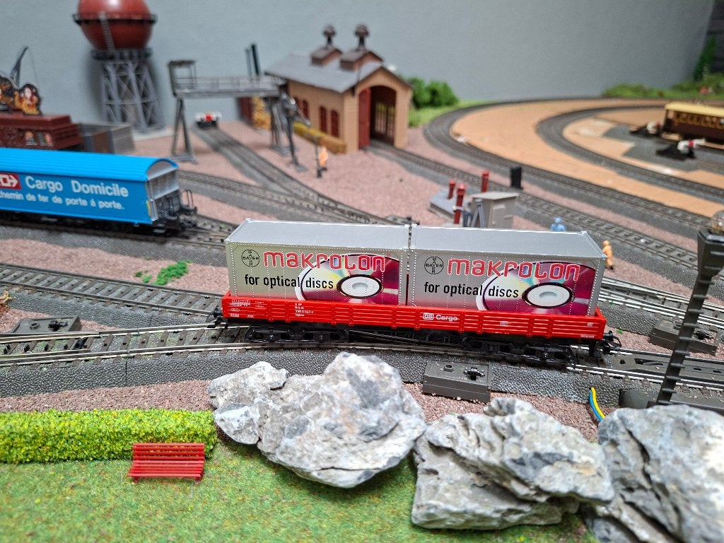 marklin   containerwagen, Hobby en Vrije tijd, Modeltreinen | H0, Wisselstroom, Ophalen of Verzenden, Märklin, Nieuw
