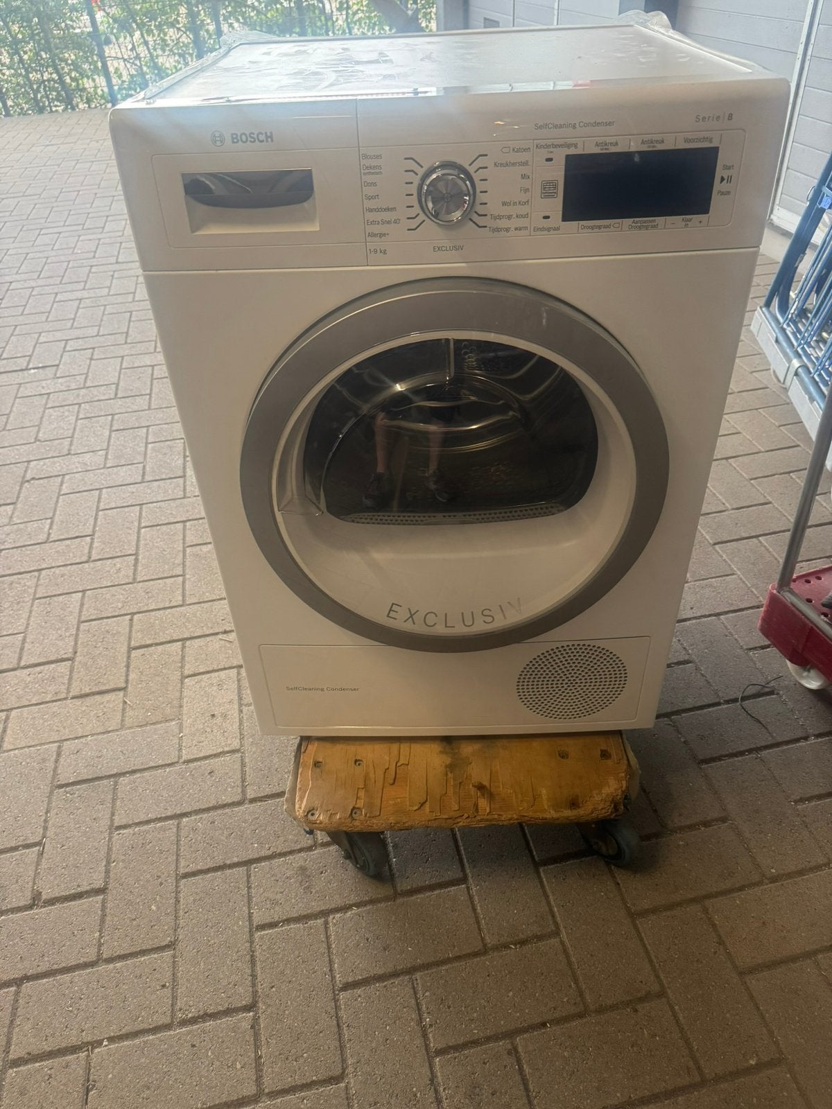Bosch warmtepomp Droger 10 jaar oud, Witgoed en Apparatuur, Wasmachines, Gebruikt, Ophalen of Verzenden, Voorlader, 85 tot 90 cm